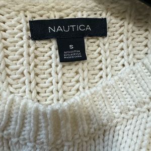 Nautical thick knit sweater (like new!!)